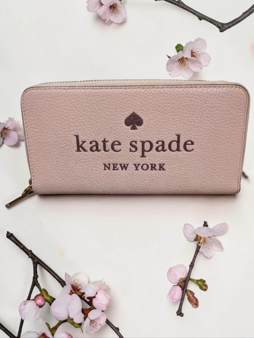 kate spade Blush Pink Zip-Around Wallet